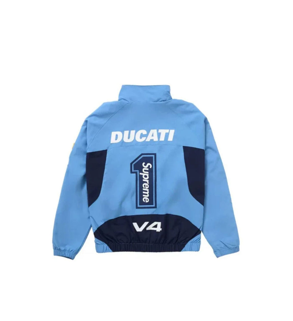 Supreme Ducati Track Jacket Light Blue