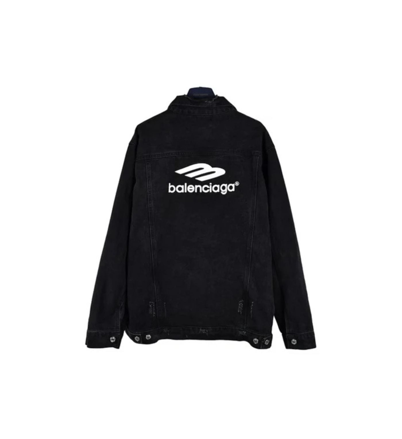 Balenciaga jacket jeans black logo