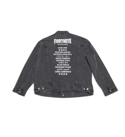 Balenciaga × FORTNITE©2021 Large Fit Jacket Black