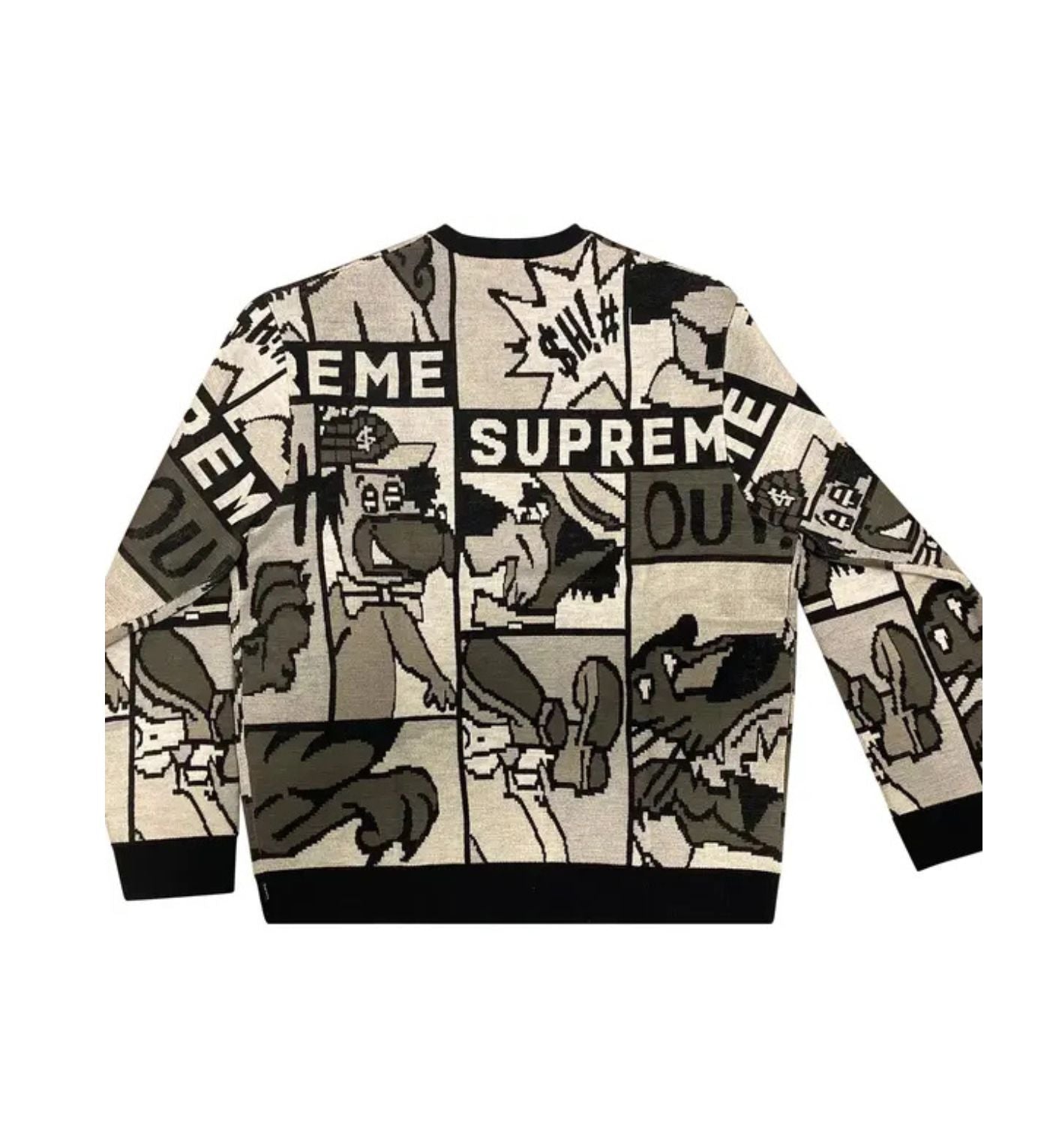 Supreme Cartoon Sweater 'Black'