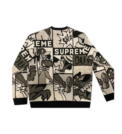 Supreme Cartoon Sweater 'Black'