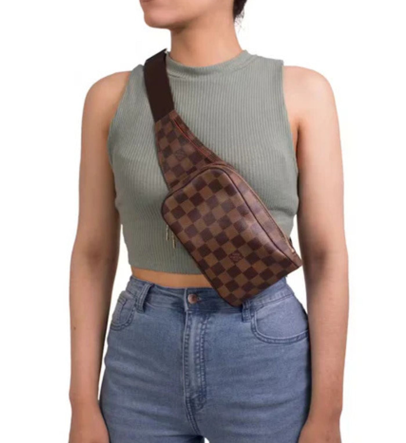 Louis Vuitton Geronimos Damier Ebene Brown