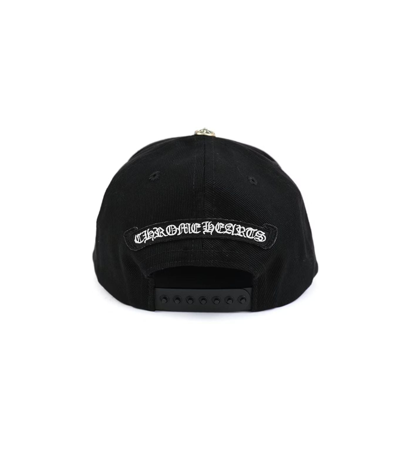 Chrome Hearts Dagger Denim Baseball Cap Black/White