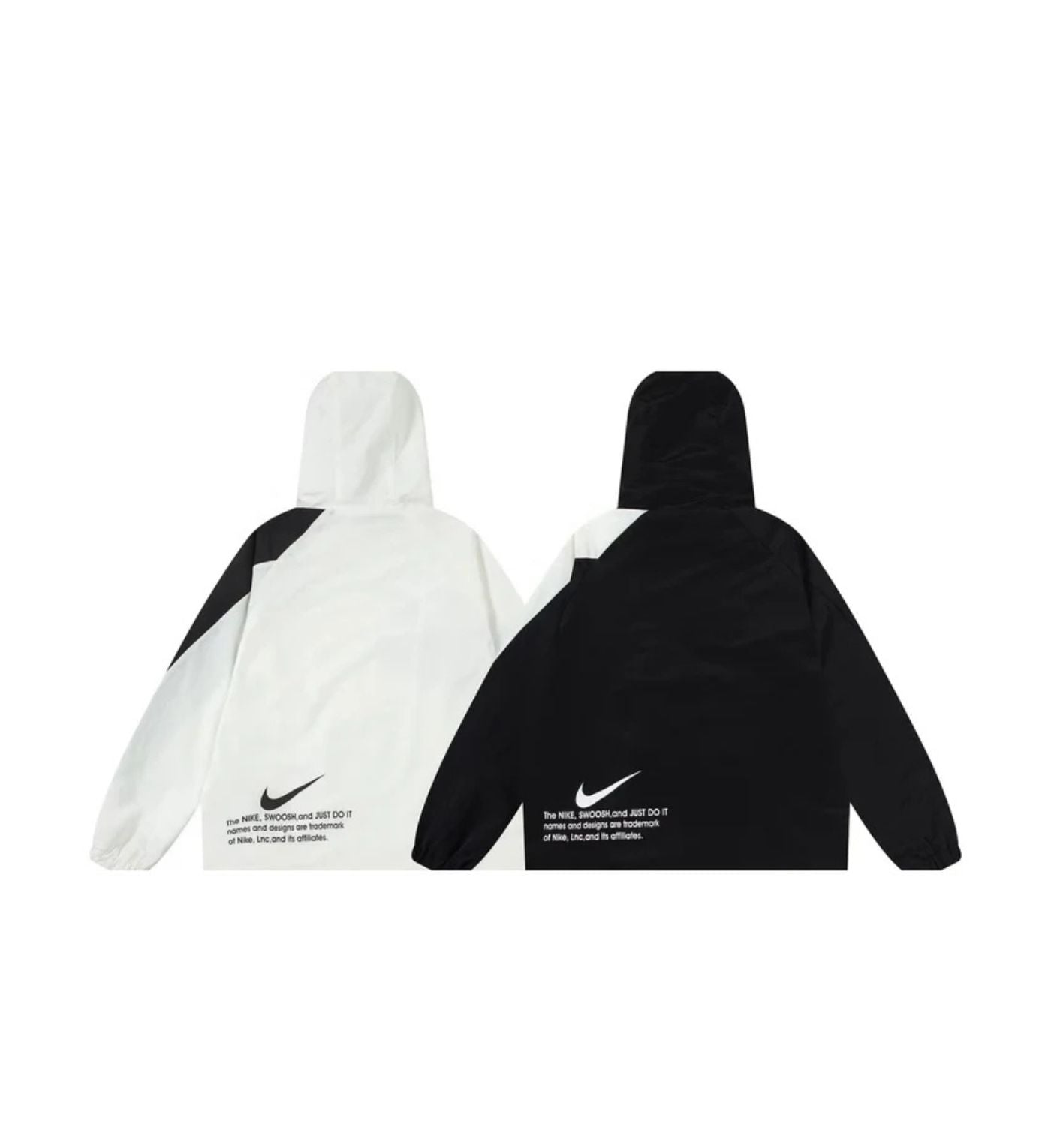 Nike x Jacket swoosh logo black and Withe