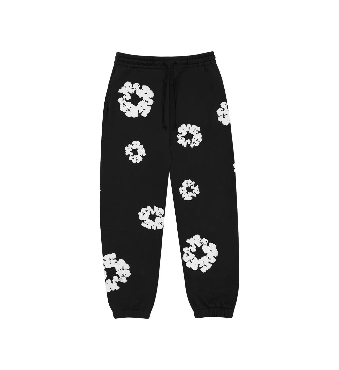 Denim Tears The Cotton Wreath Sweatpants 'Black'