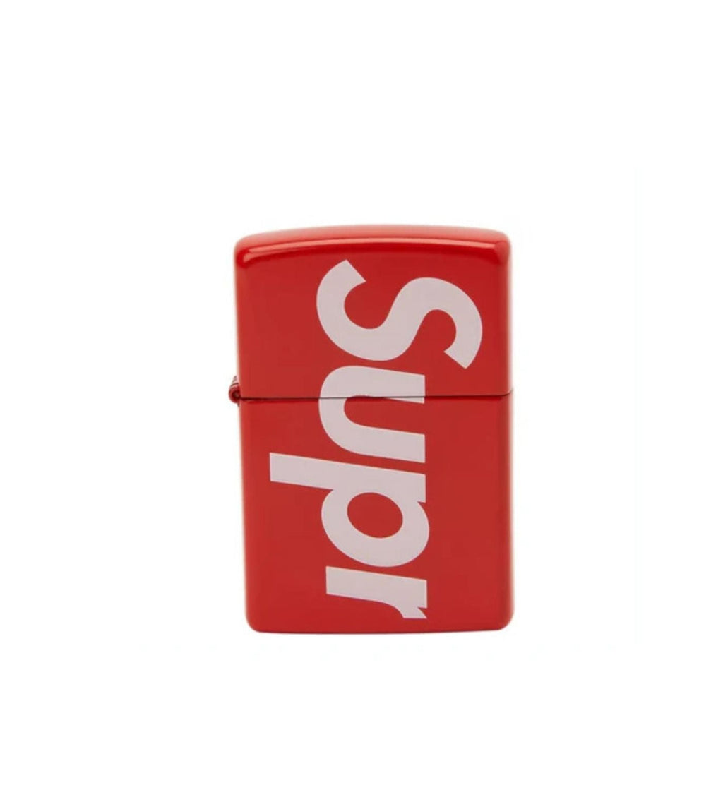 Supreme Logo Zippo Red