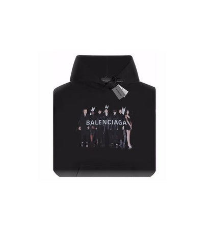 Balenciaga hoodie winter black