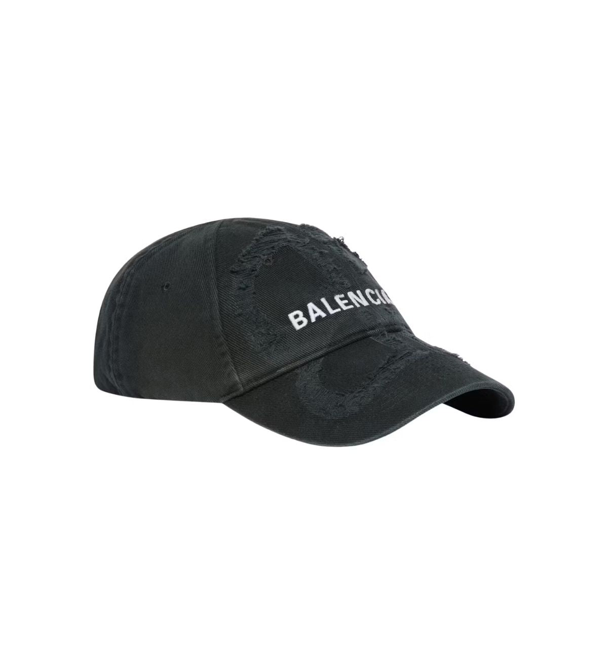 Balenciaga BB Laser Distressed Velcro Flap Black/White