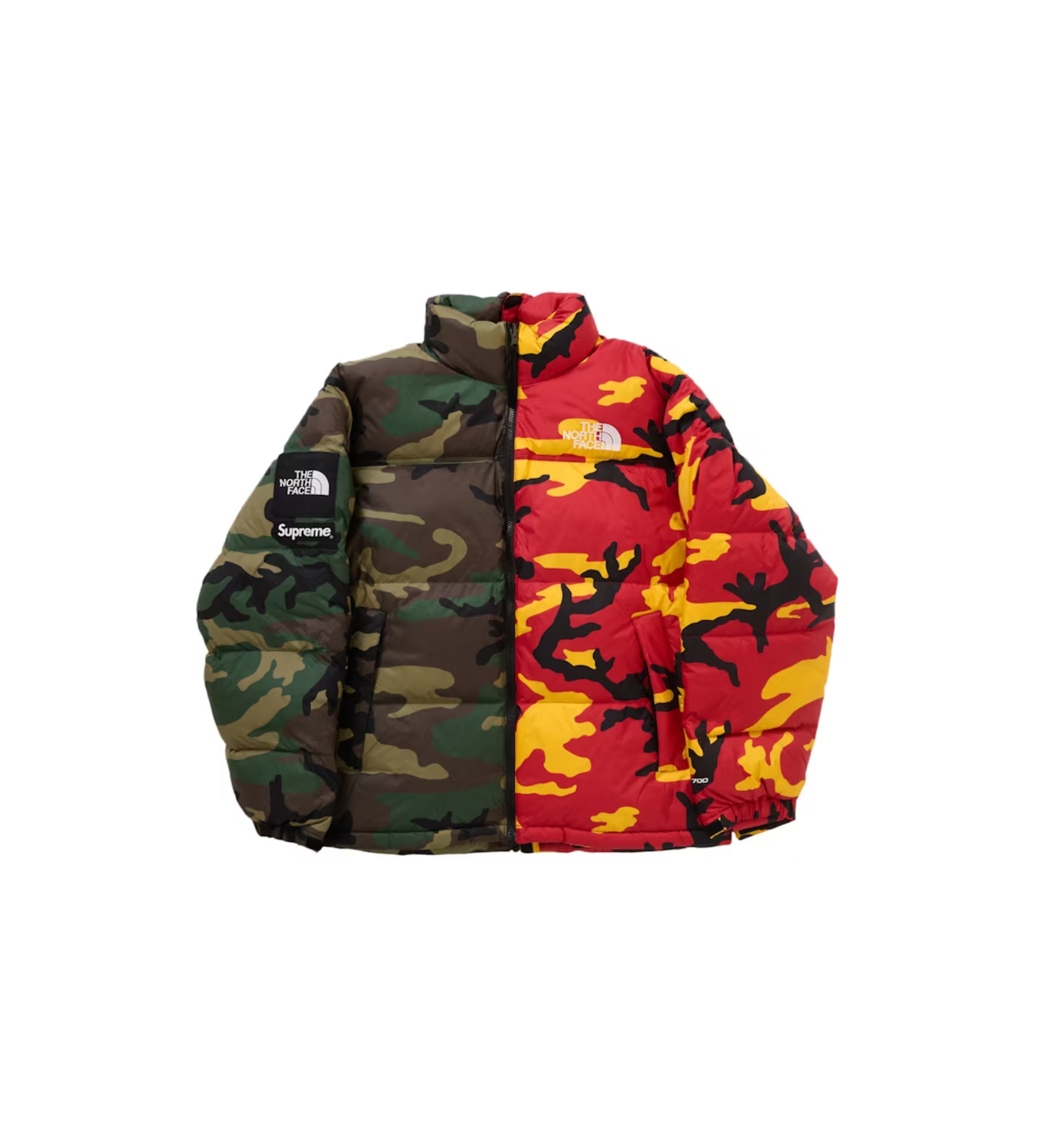 Supreme The North Face Split Nuptse Jacket