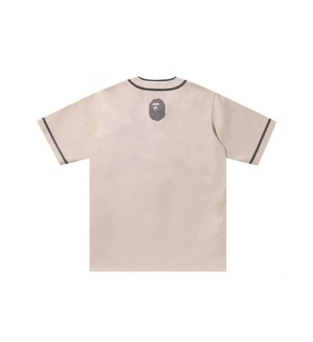 BAPE Baseball Shirt 'White/Ivory'