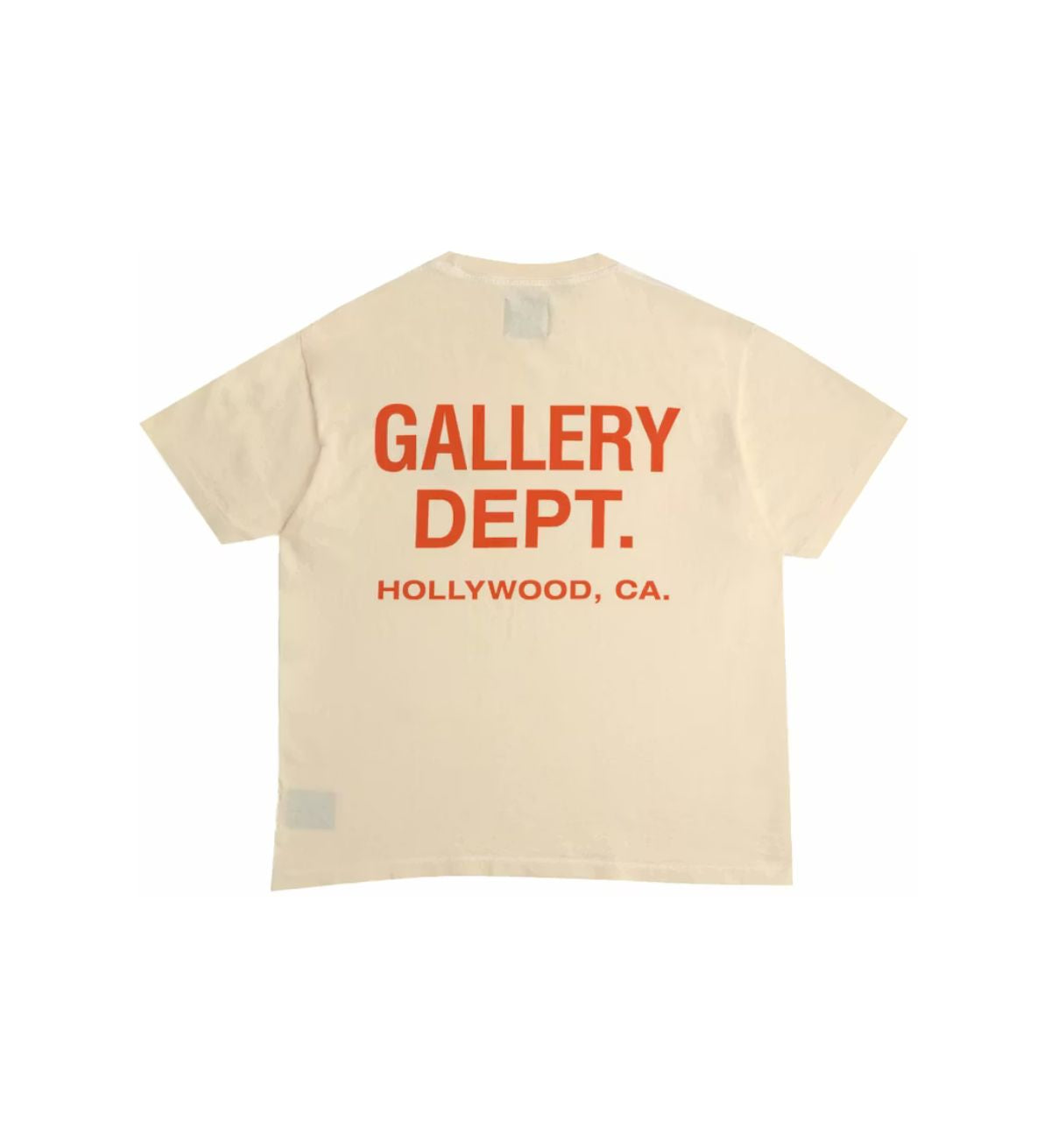 Gallery Dept. Souvenir T-shirt in cream/orange