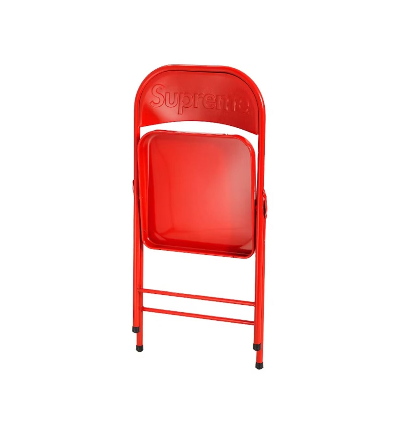 Supreme Metal Folding Chair Red