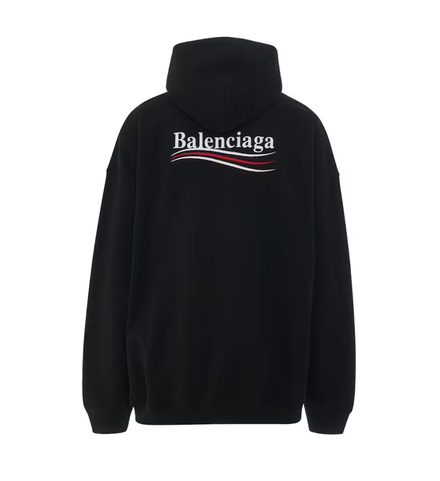 Balenciaga Kids Political Campaign Logo Print Hoodie
