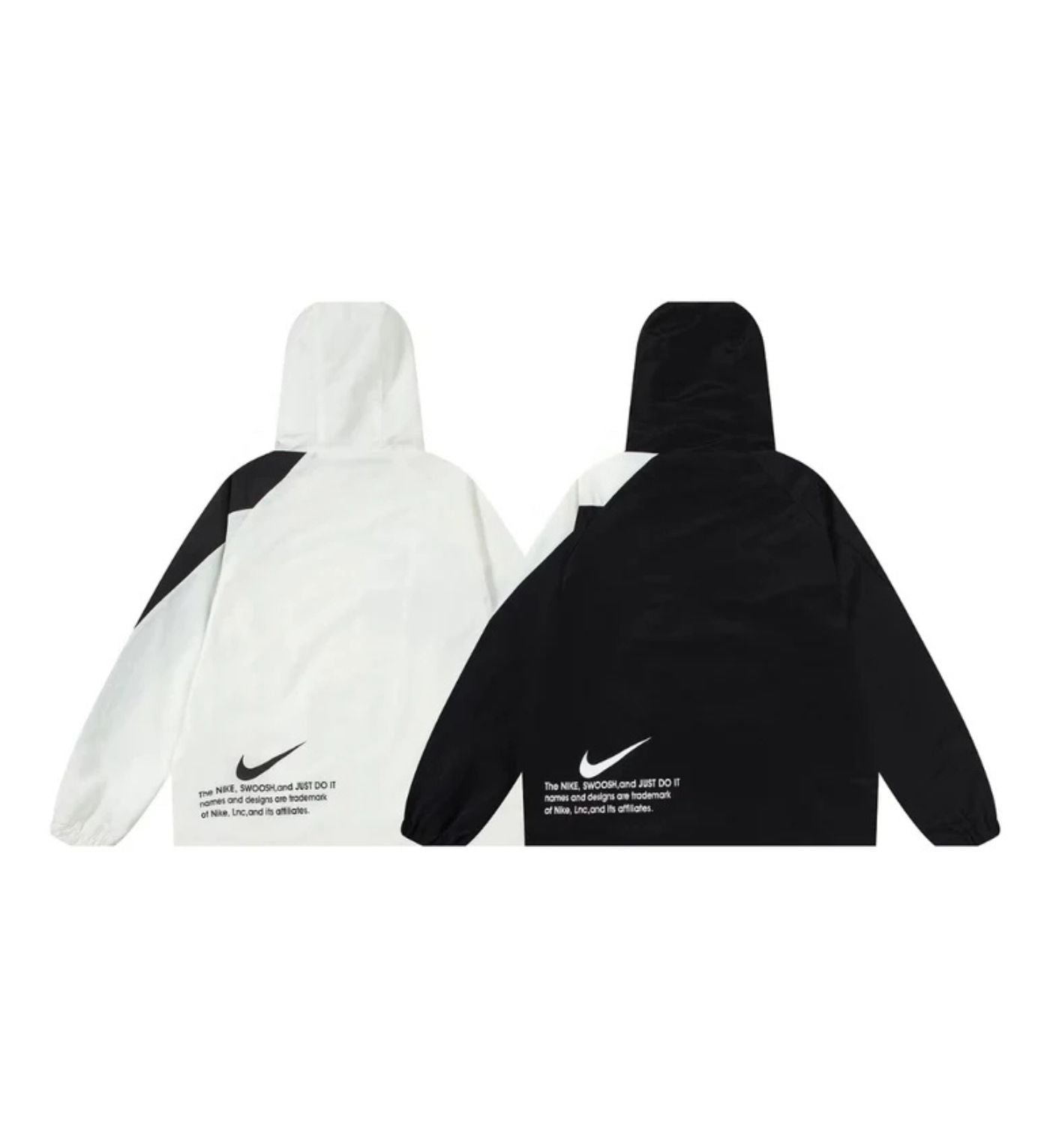 Nike jacket winter black and Withe logo