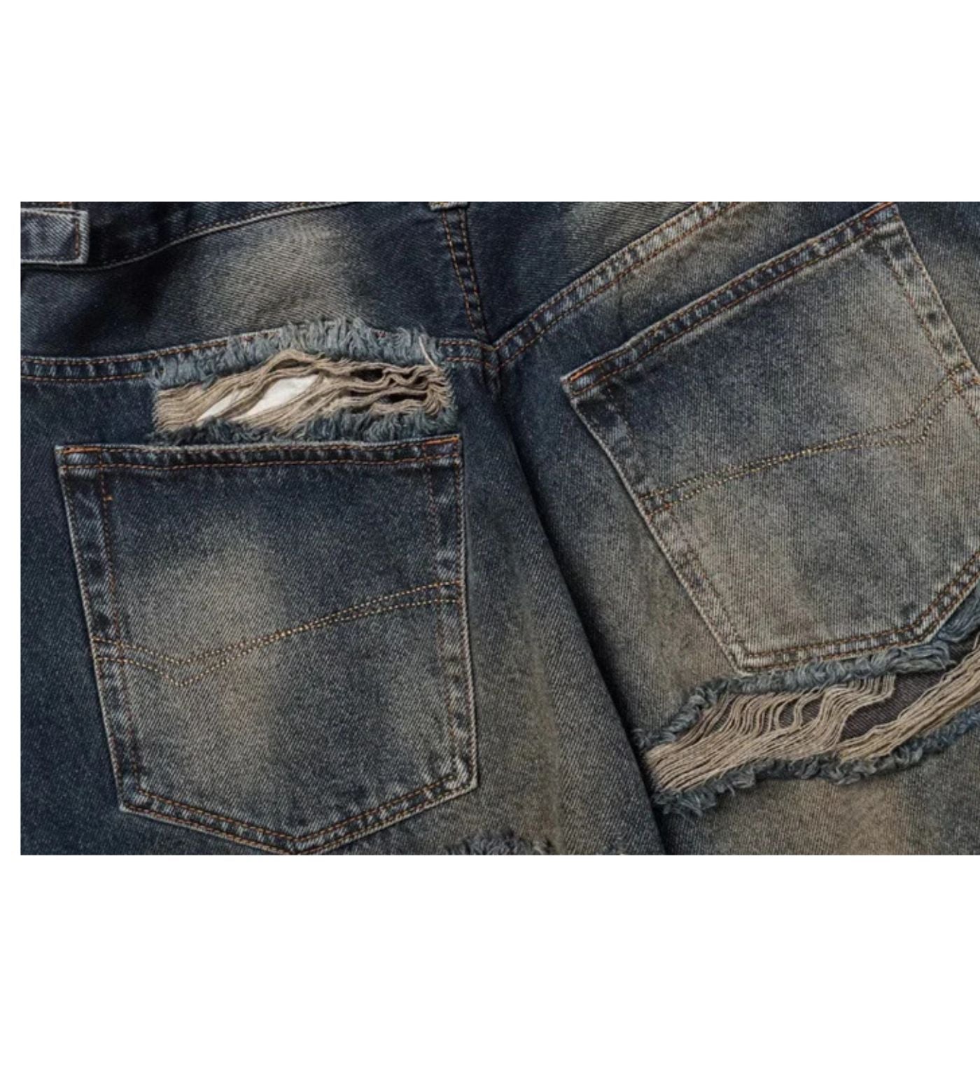 Balenciaga cargo pants blue jeans