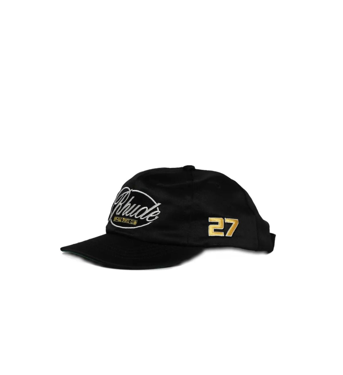 Rhude Sports Club Curved Brim Hat Black
