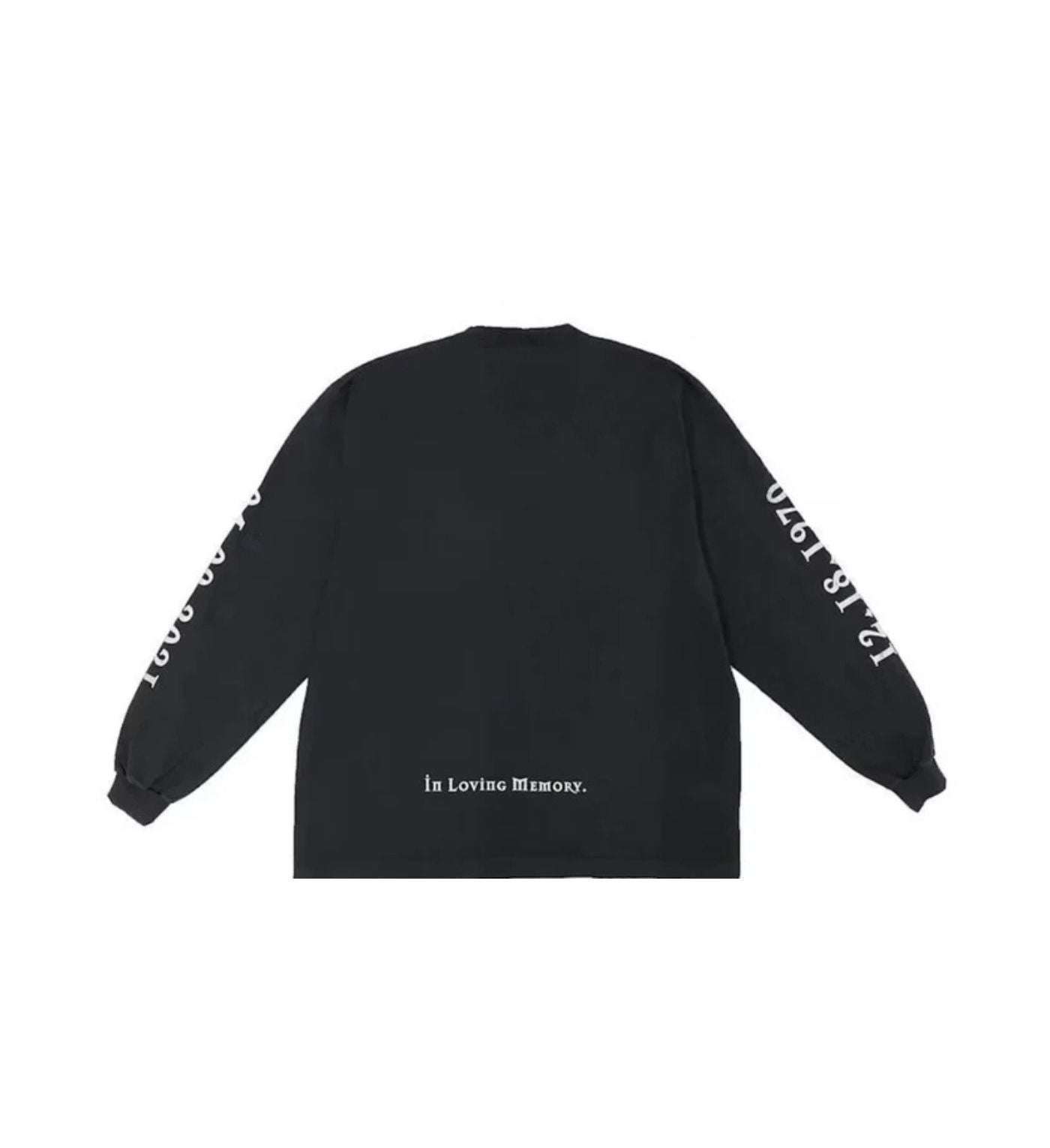 Balenciaga x Yeezy DMX, A Tribute Longsleeve T-Shirt Faded Black