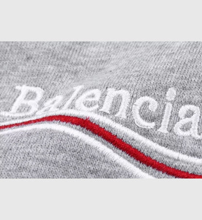Balenciaga pants cotton gray logo