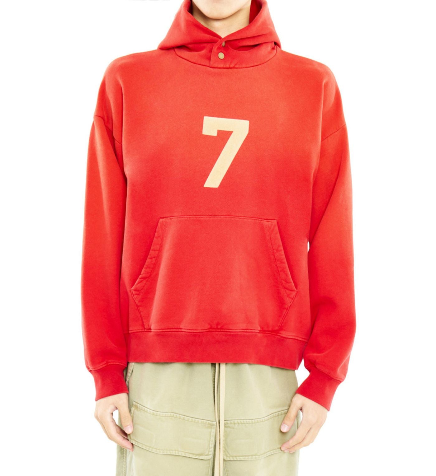 Fear of God Seventh Collection 7 Hoodie Vintage Red