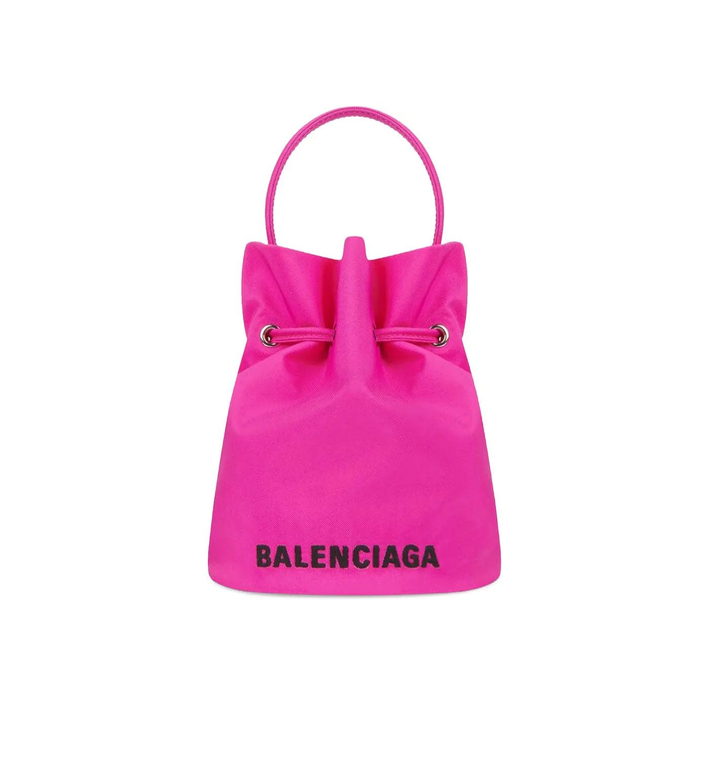 Balenciaga XS Drawstring Wheel Bucket Bag 'Fluorescent