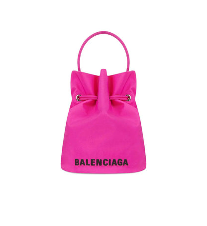 Balenciaga XS Drawstring Wheel Bucket Bag 'Fluorescent