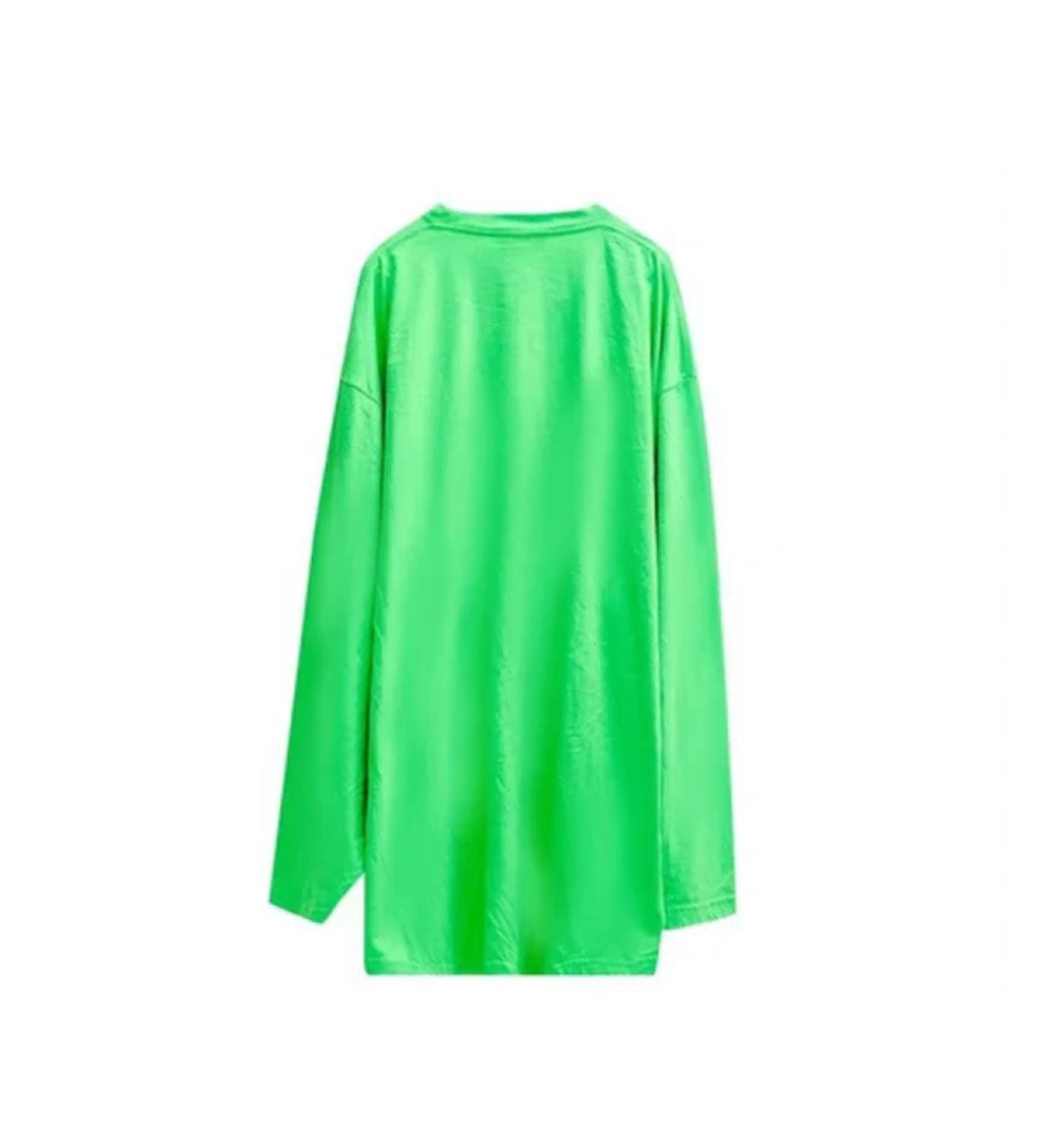 Balenciaga Languages Long-Sleeve T-Shirt 'Fluo Green'