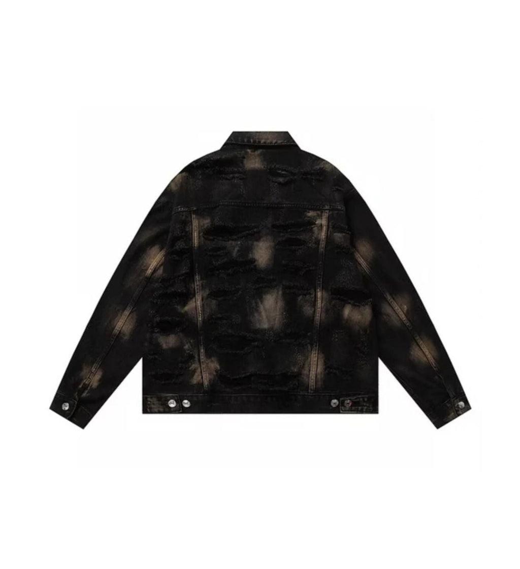 Balenciaga jacket black brown logo