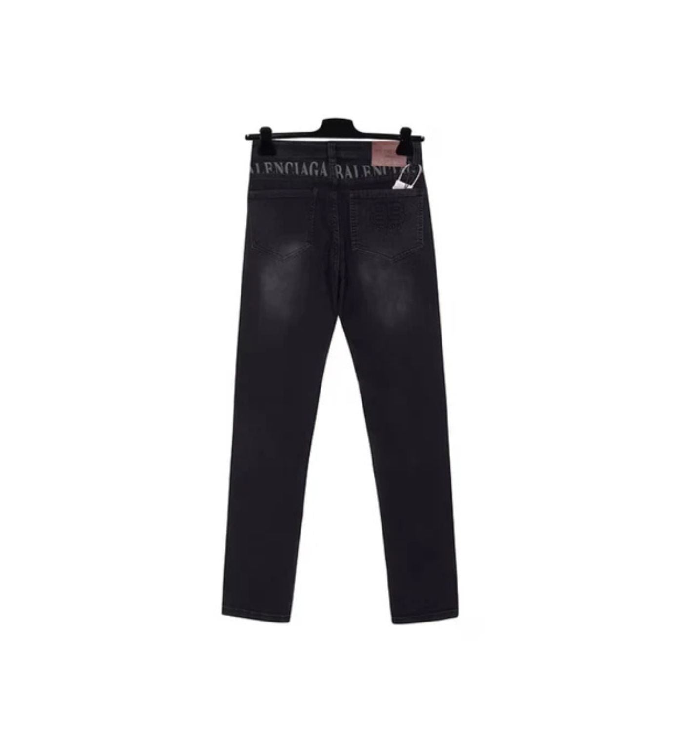 Balenciaga pants slim black logo