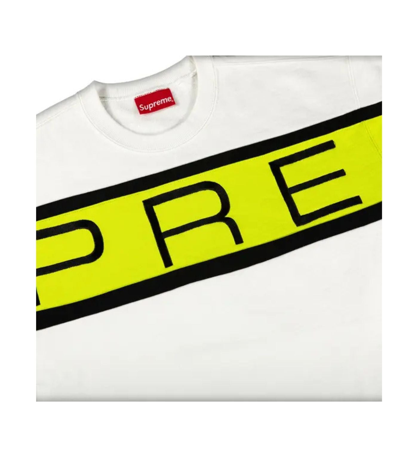 Supreme Paneled Crewneck 'White'