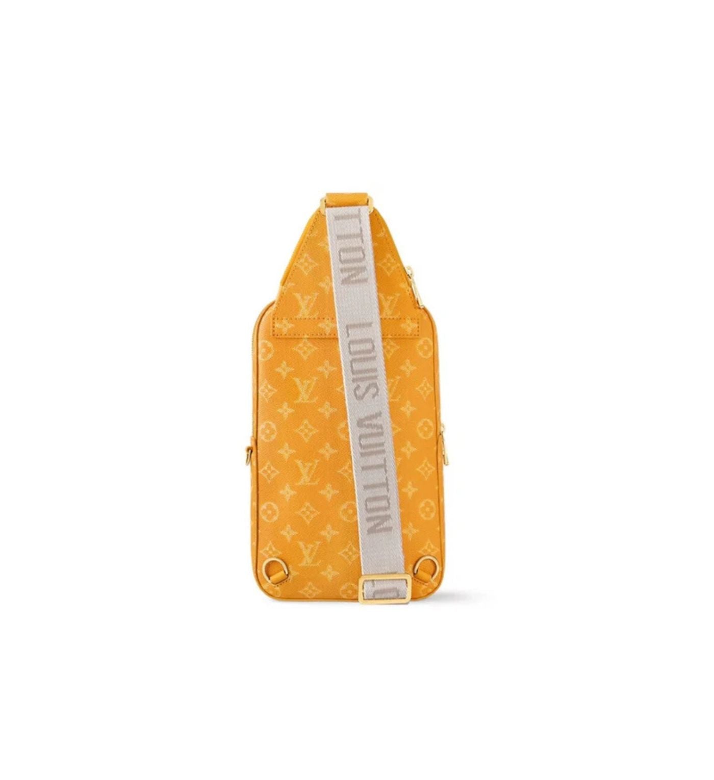 Louis Vuitton logo small bag yellow