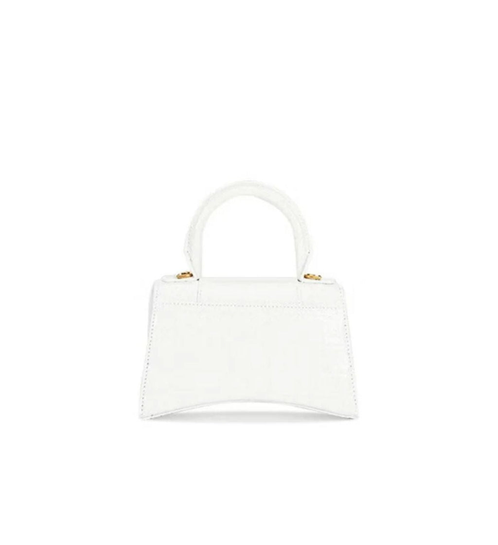 Balenciaga Hourglass XS Top Handle Bag 'White'