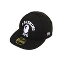 BAPE College New Era 59FIFTY Low Profile Cap 'Black'