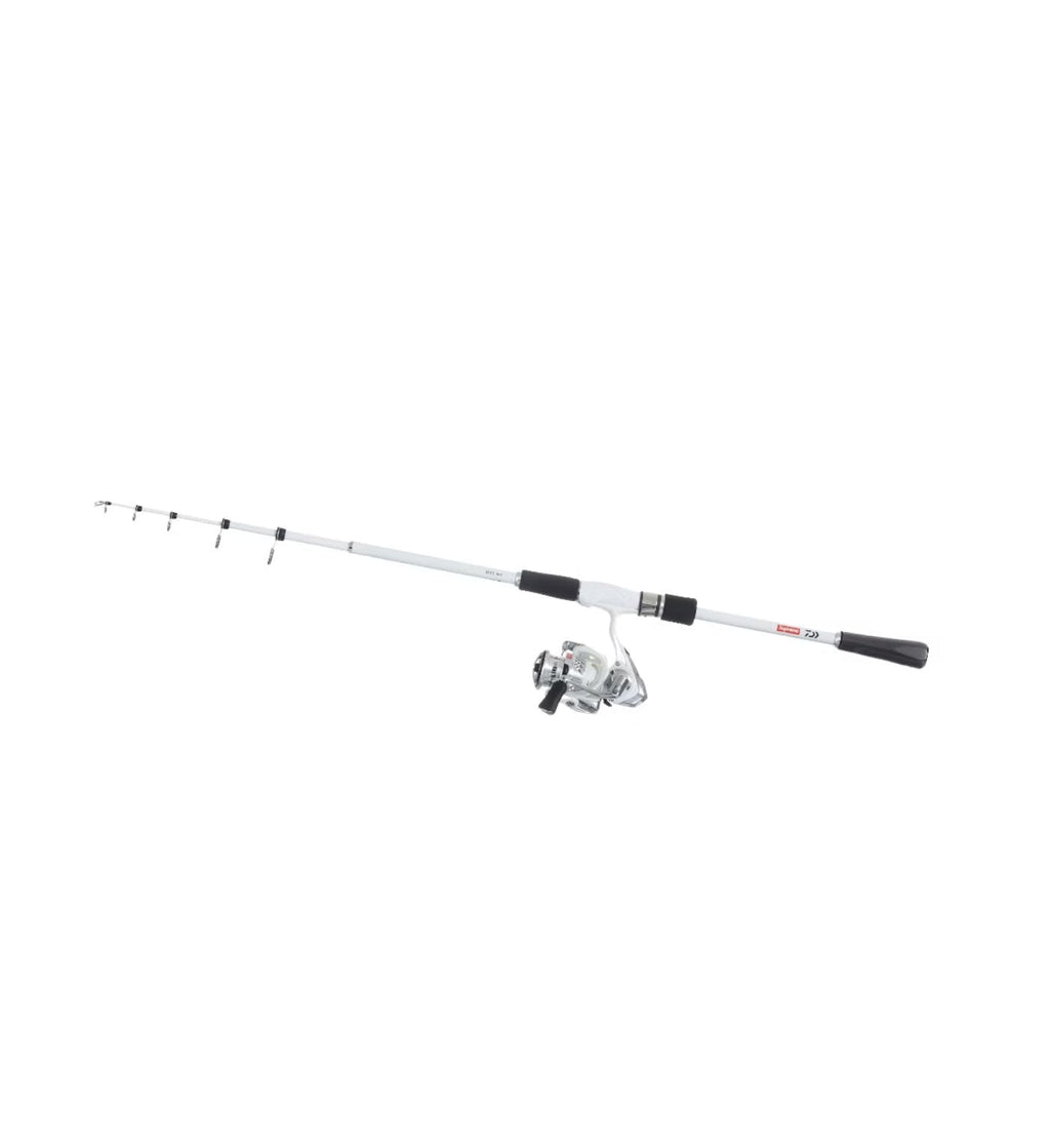 Supreme Daiwa DV1 Fishing Rod and Reel White
