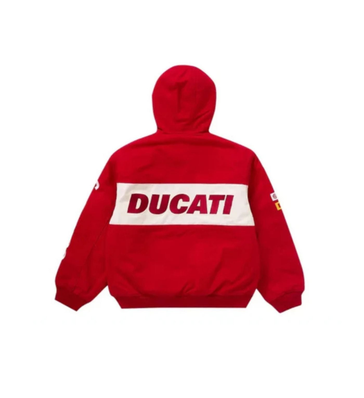 Supreme Ducati Hooded Work Jacket Red