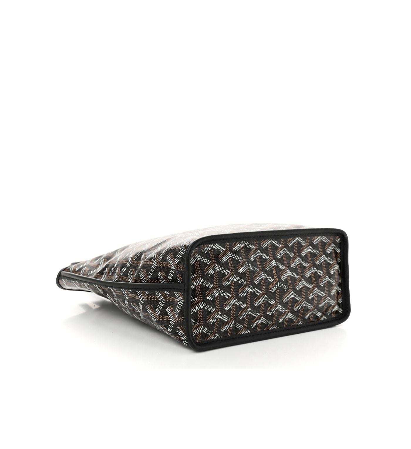 GOYARD  Goyardine Reversible Mini Anjou Black