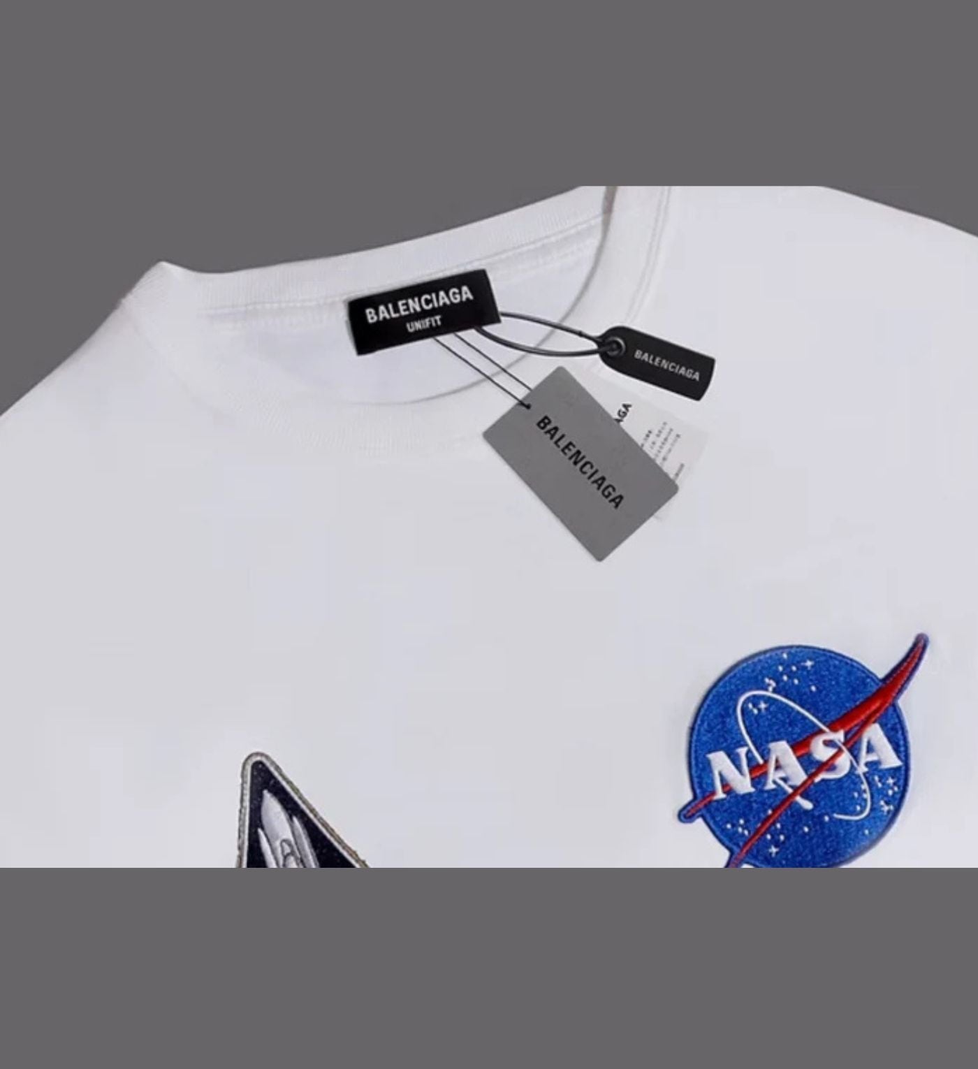 Balenciaga X Nasa crewknew Withe