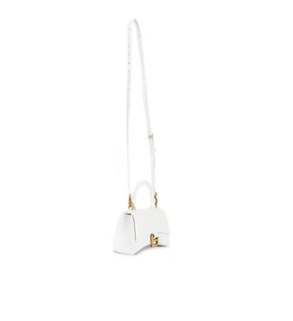 Balenciaga Hourglass XS Top Handle Bag 'White'