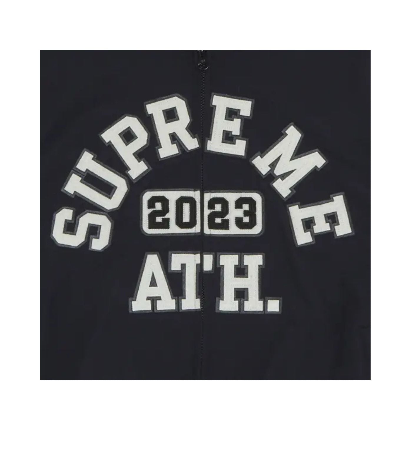 Supreme Appliqué Hooded Track Jacket 'Black'