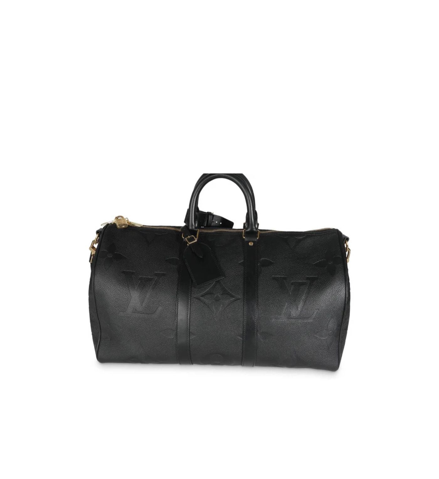 Louis Vuitton Keepall Bandoulière 45 in Empreinte Monogram Giant Black