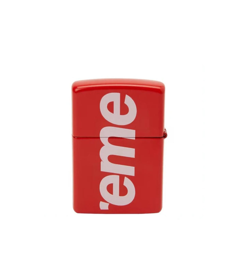 Supreme Logo Zippo Red