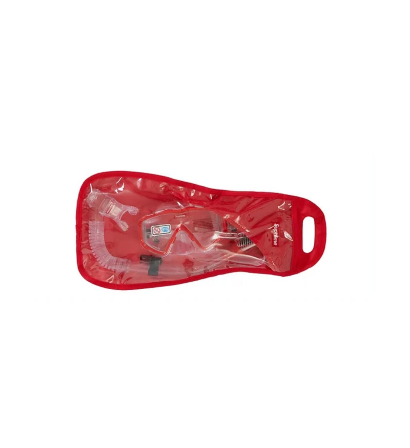 Supreme Cressi Snorkel Set Red
