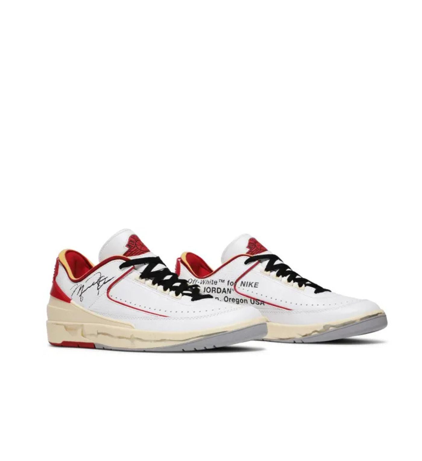 Off-White x Air Jordan 2 Retro Low SP 'White Varsity Red