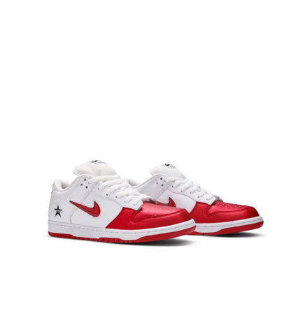 Supreme x Dunk SB Low 'Varsity Red'