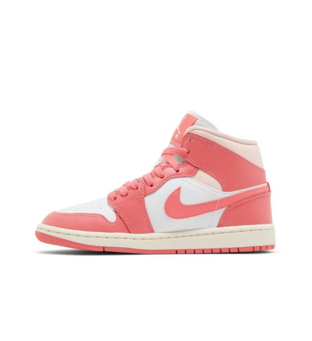 Wmns Air Jordan 1 Mid 'Strawberries and Cream'
