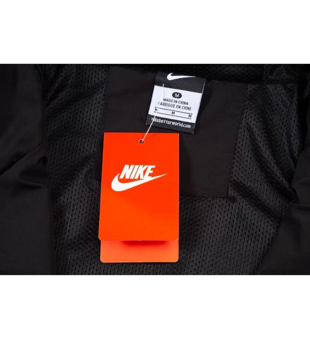 Nike jacket swoosh logo black