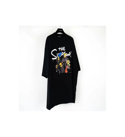Balenciaga T-shirt logo “The Simpson” black
