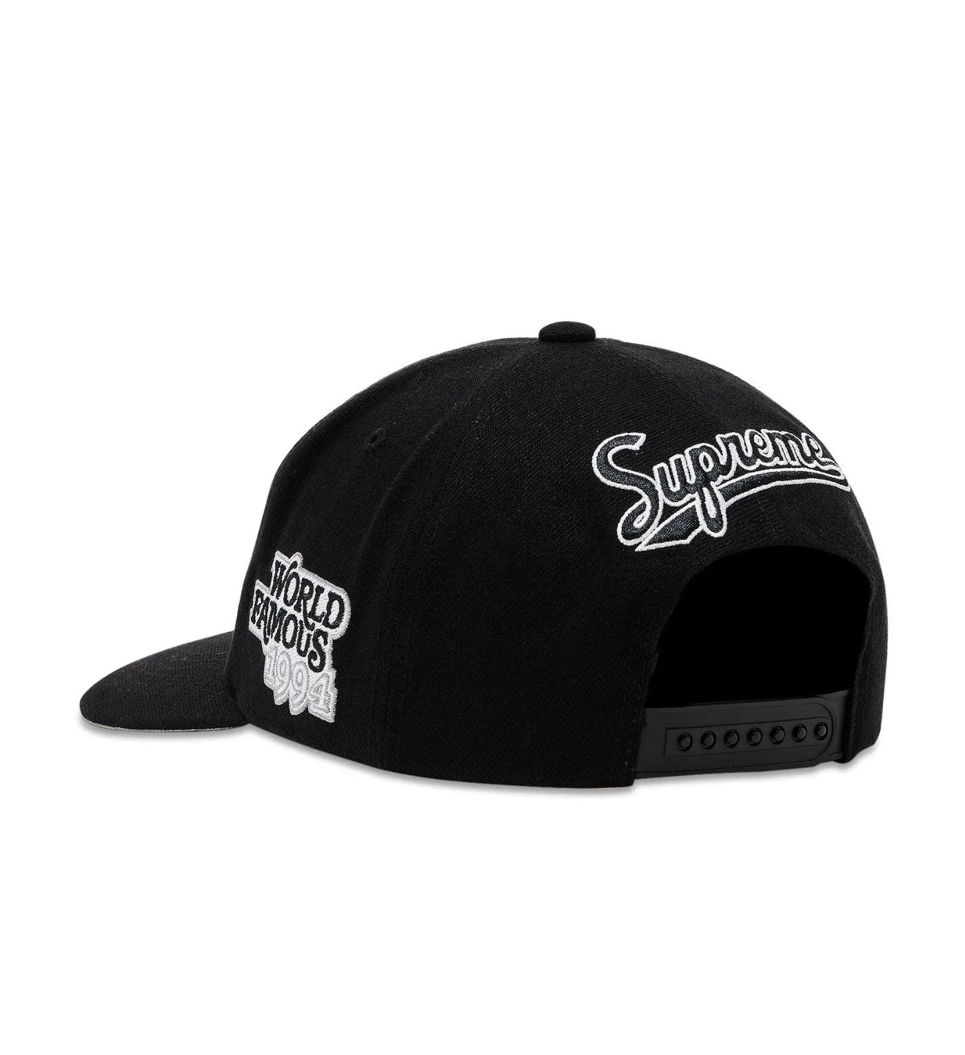 Supreme World Famous S Logo 6-Panel 'Black'