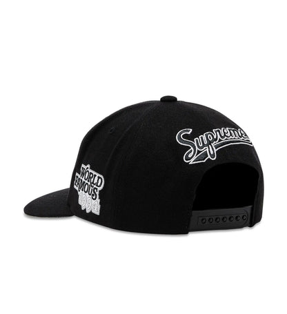 Supreme World Famous S Logo 6-Panel 'Black'