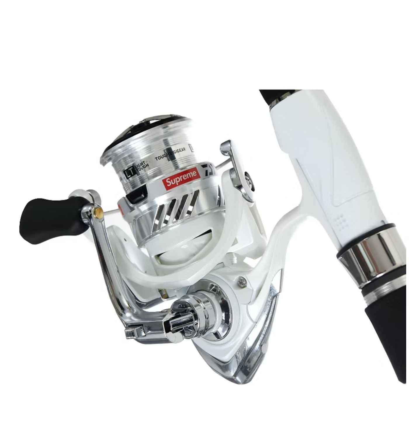 Supreme Daiwa DV1 Fishing Rod and Reel White