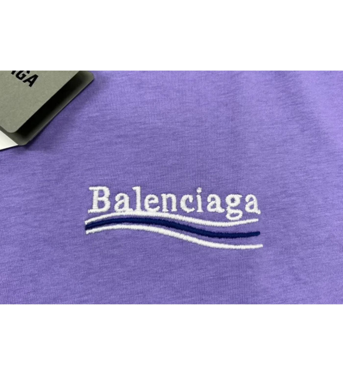 Balenciaga T-Shirt logo purple
